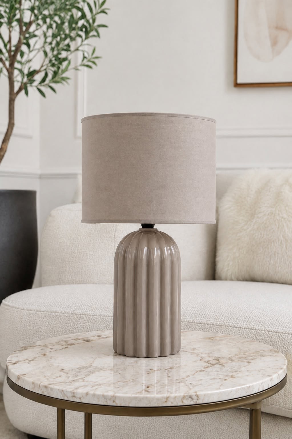 Tafellamp Taupe