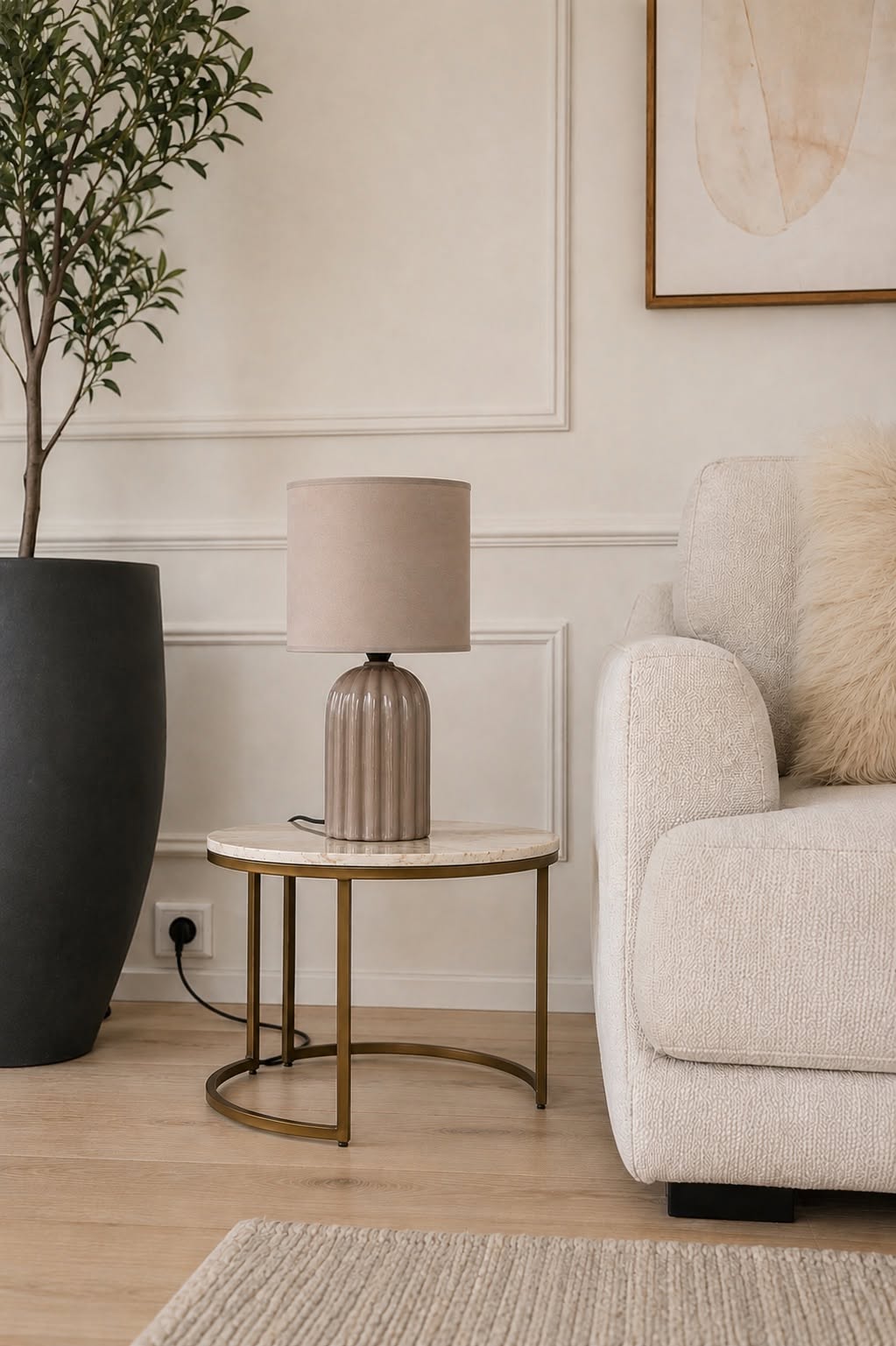 Tafellamp Taupe