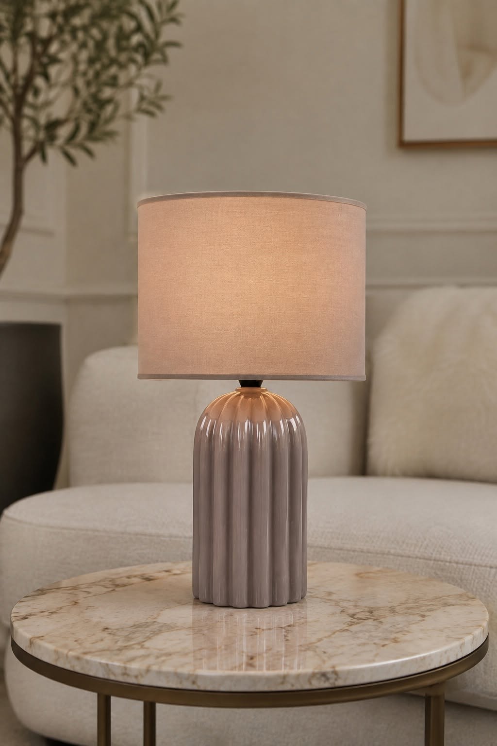 Tafellamp Taupe