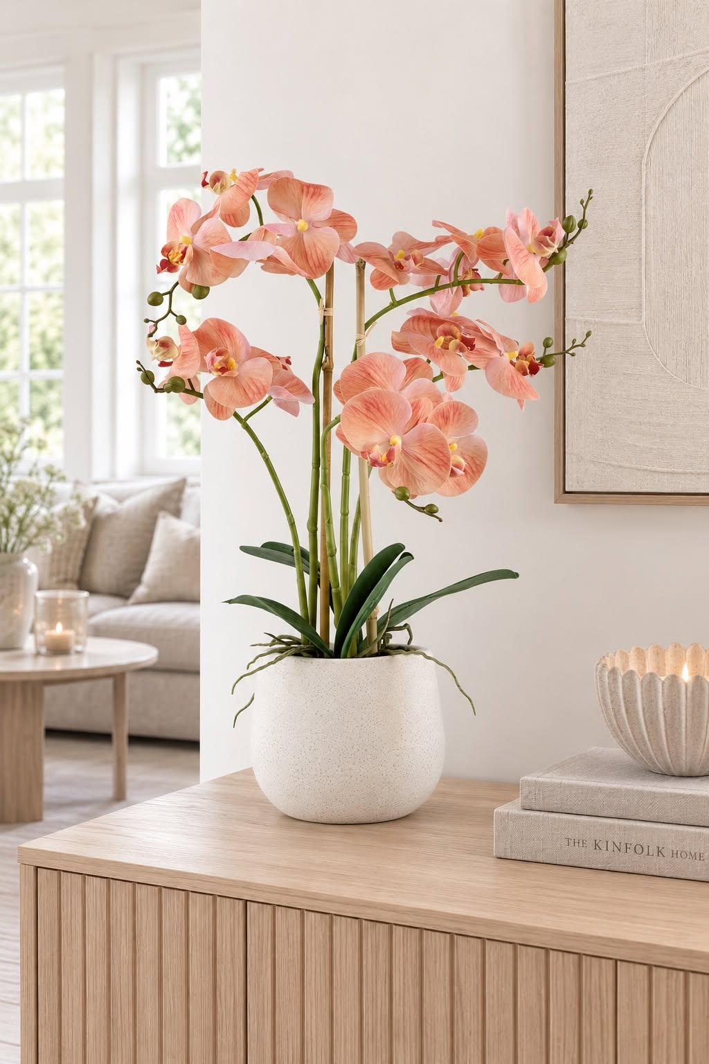 Orchidee in pot - Roze 50cm