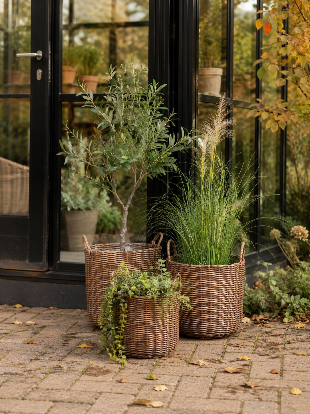 Plantenmanden - Set van 3 stuks