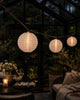 LED zonne-energielichtjesslinger Mary , 10 witte bollen