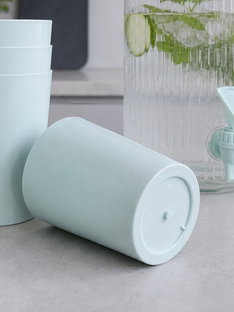 Dispenser met drinkglazen - meerdere kleuren