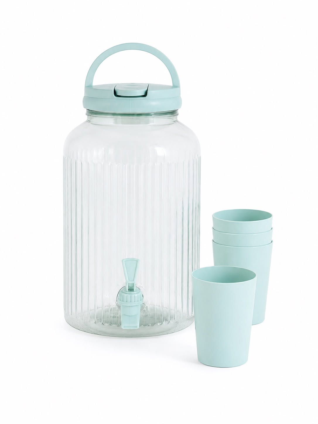 Dispenser met drinkglazen - meerdere kleuren