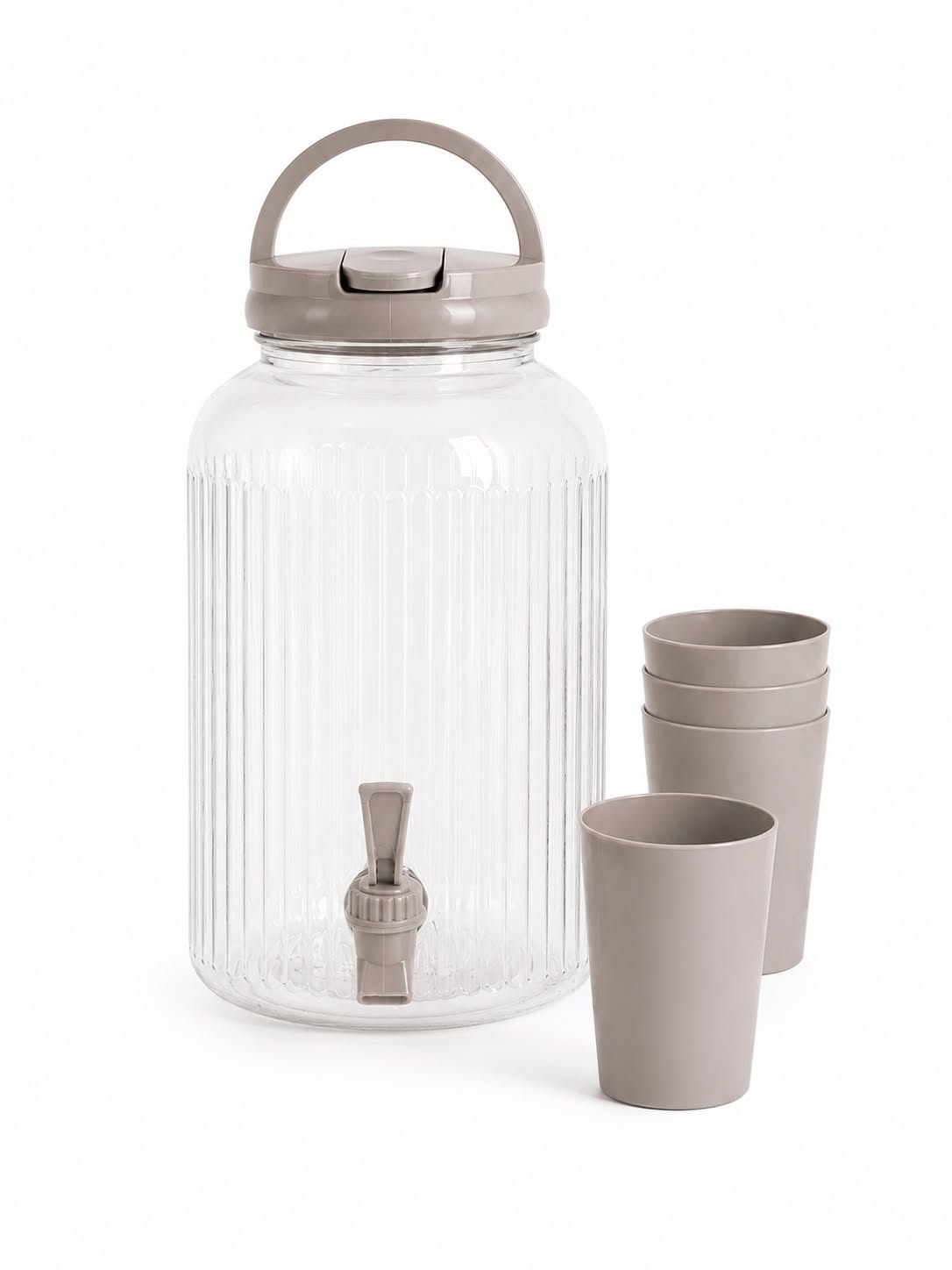 Dispenser met drinkglazen - meerdere kleuren