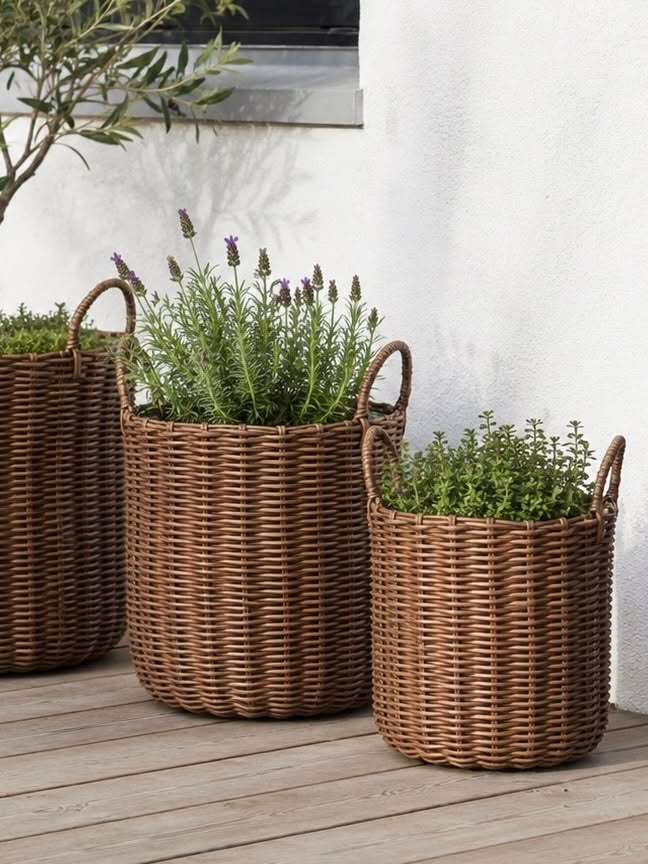 Plantenmanden - Set van 3 stuks