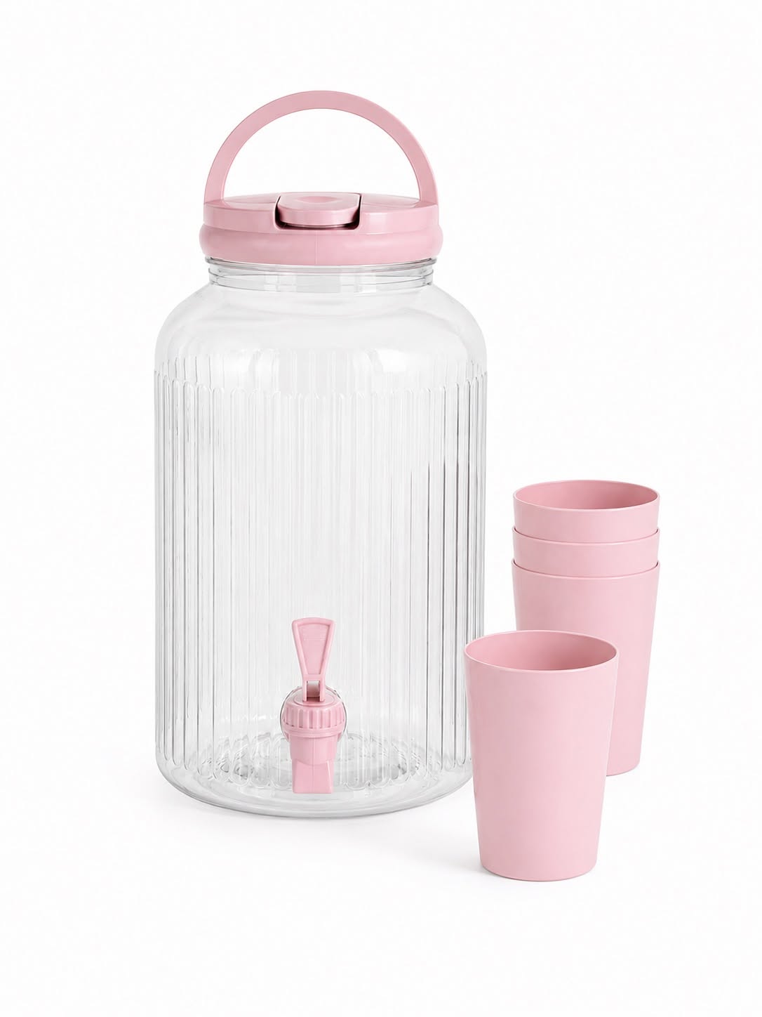 Dispenser met drinkglazen - meerdere kleuren