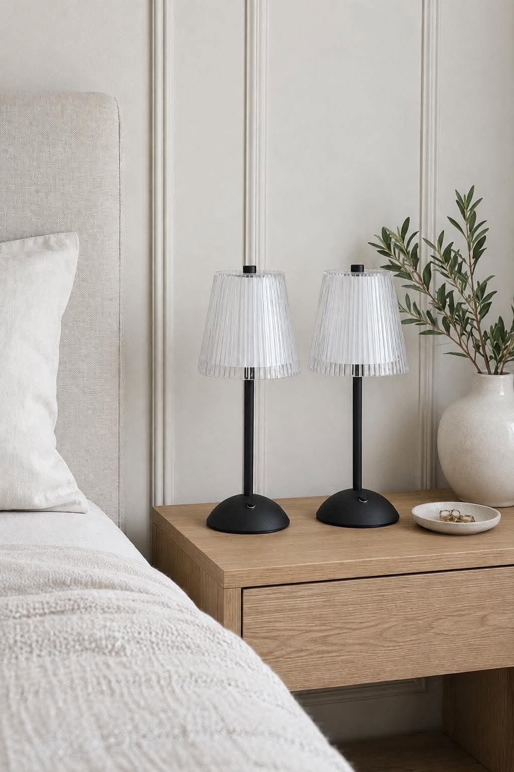 LED tafellamp BLACK - Set van 2 lampen