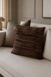 Kussen met vulling 45x45 cm - Brown