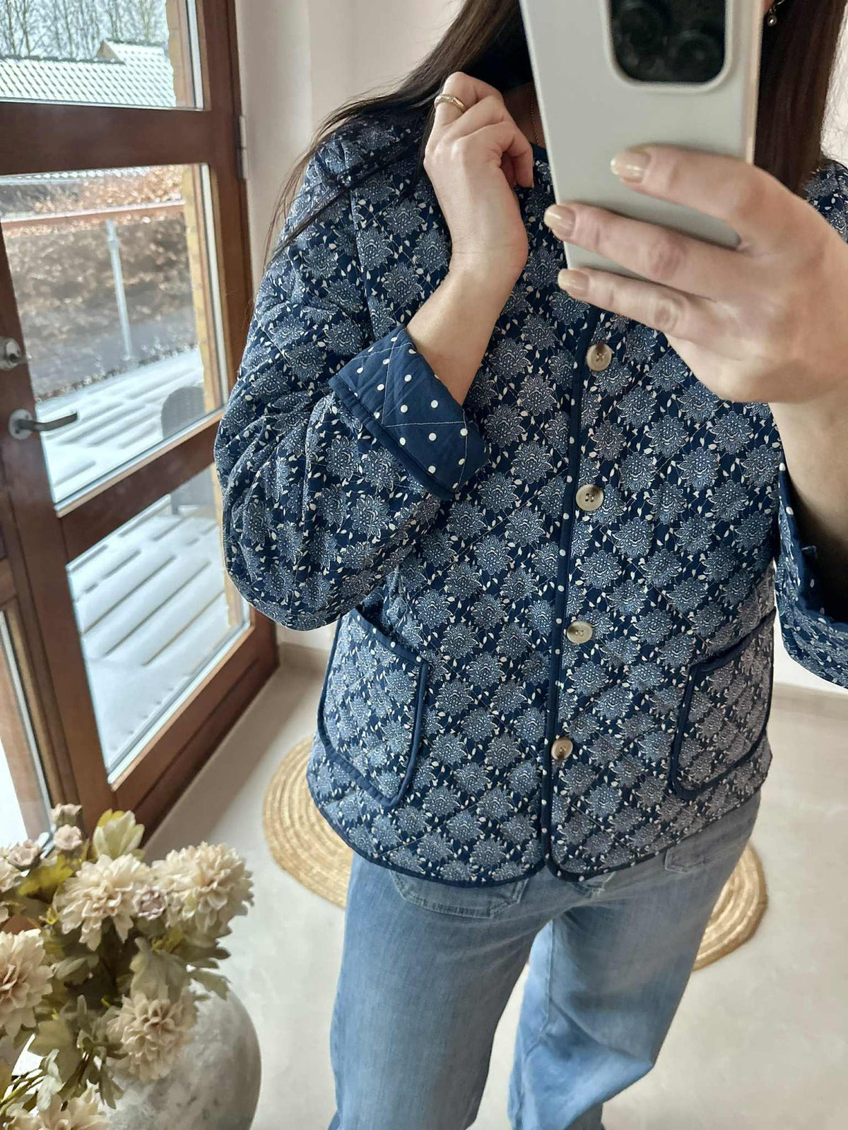 Jas Quilt - Avril navy