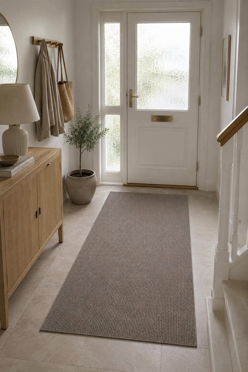 Schoonloopmat beige - meerdere maten