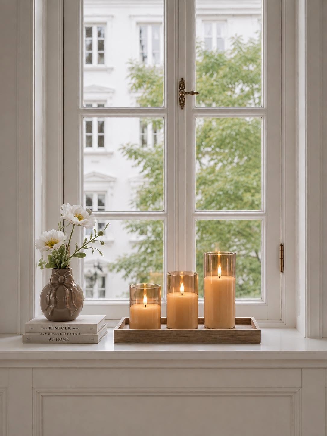 Led licht in glas - meerdere maten