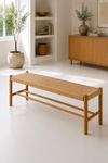 Bank Eiken naturel - 120 cm