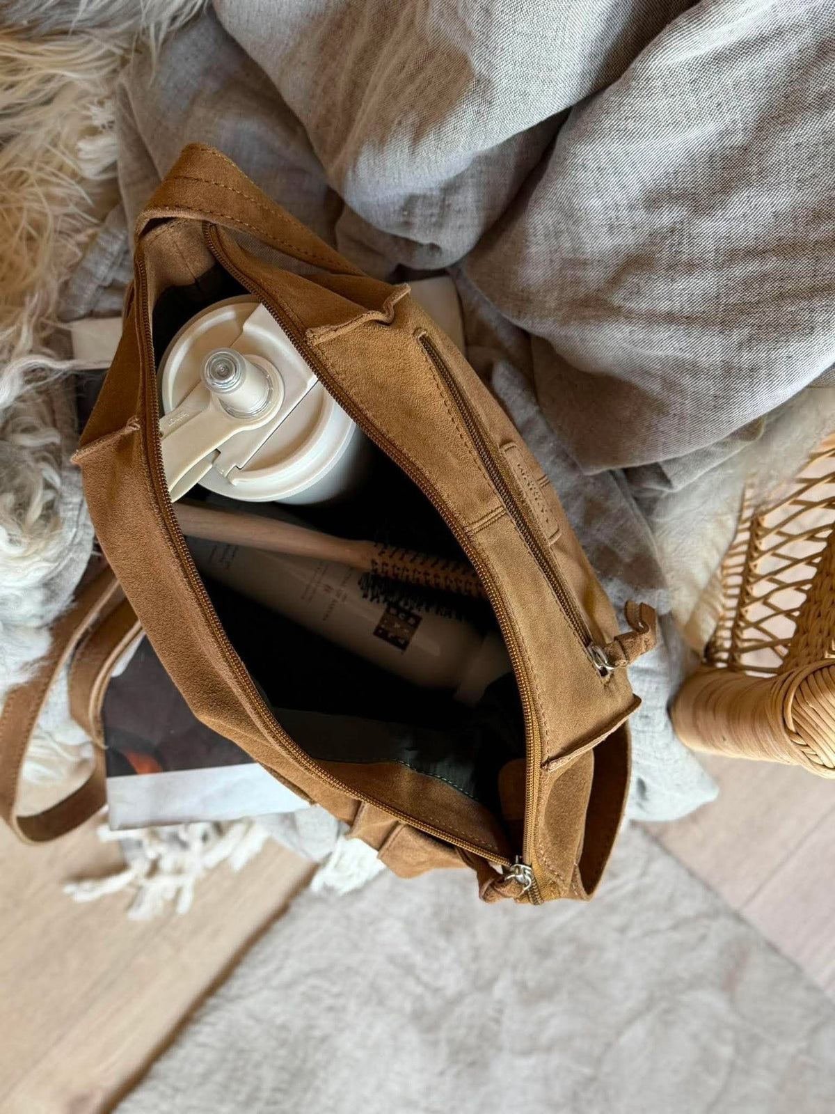 Crossover XL suède camel