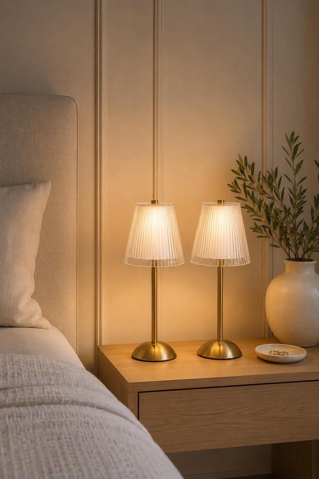 LED tafellamp GOLD - Set van 2 lampen