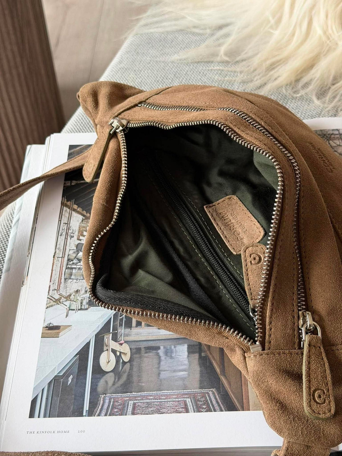 Bumbag suède