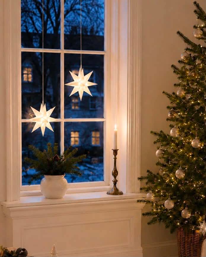 Ster met LED-licht - meerdere formaten
