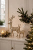 Rendier met glitters - 19cm