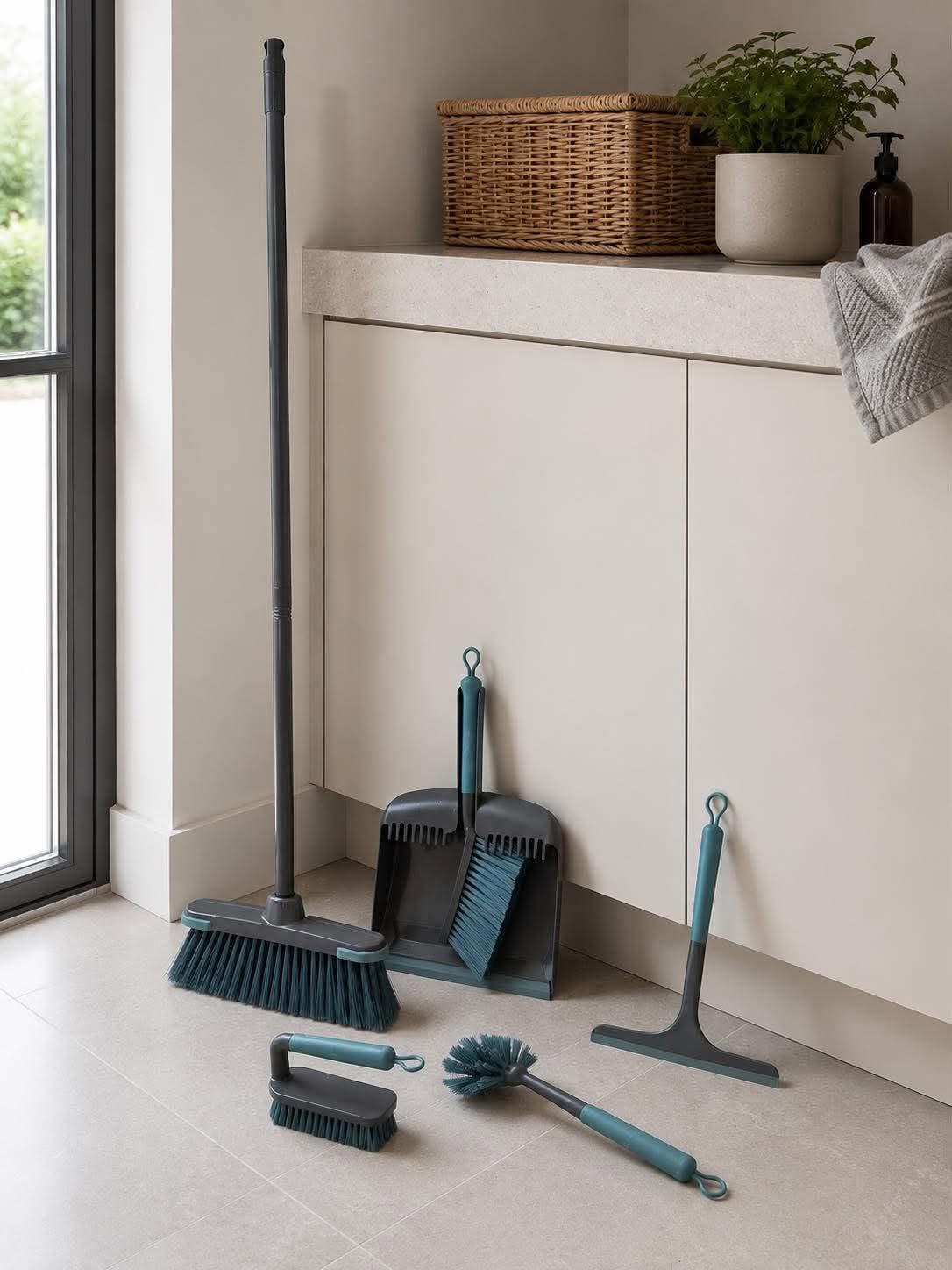 Schoonmaakset met 6 delen
