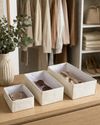 Opberging BELLA set met 3 dozen