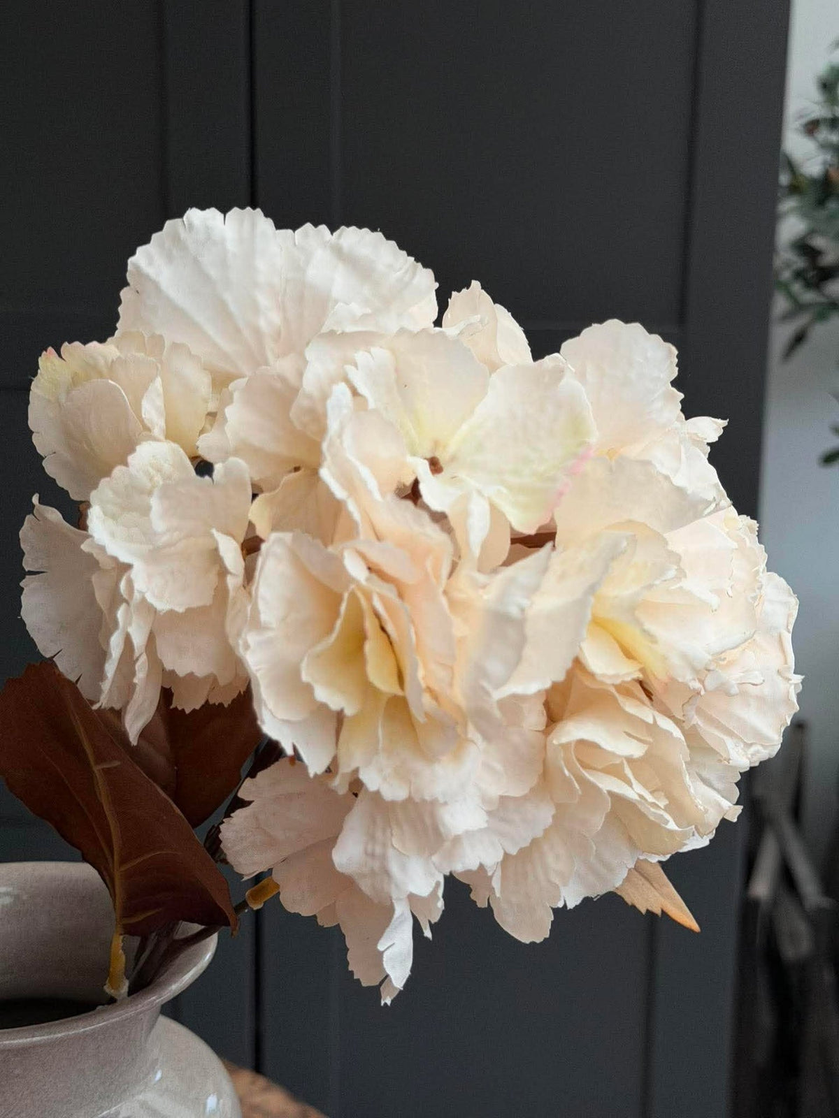 Hortensia 49 cm - Crème