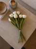 Boeket zijden Tulp - Crème
