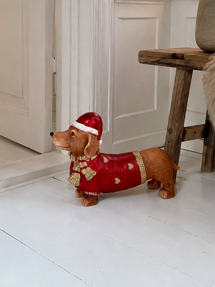 Kerstteckel - rood