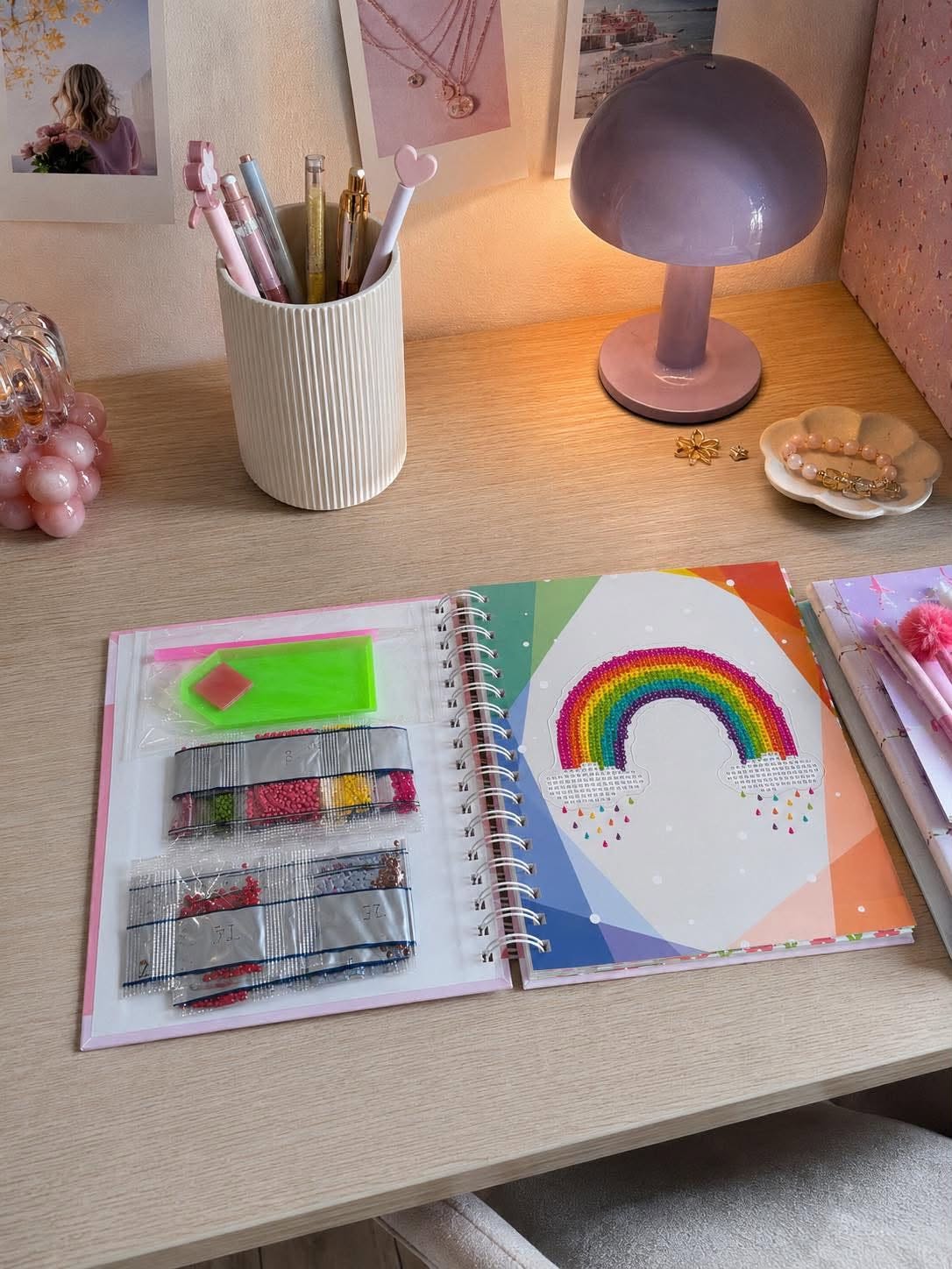 Boek met diamond-deco