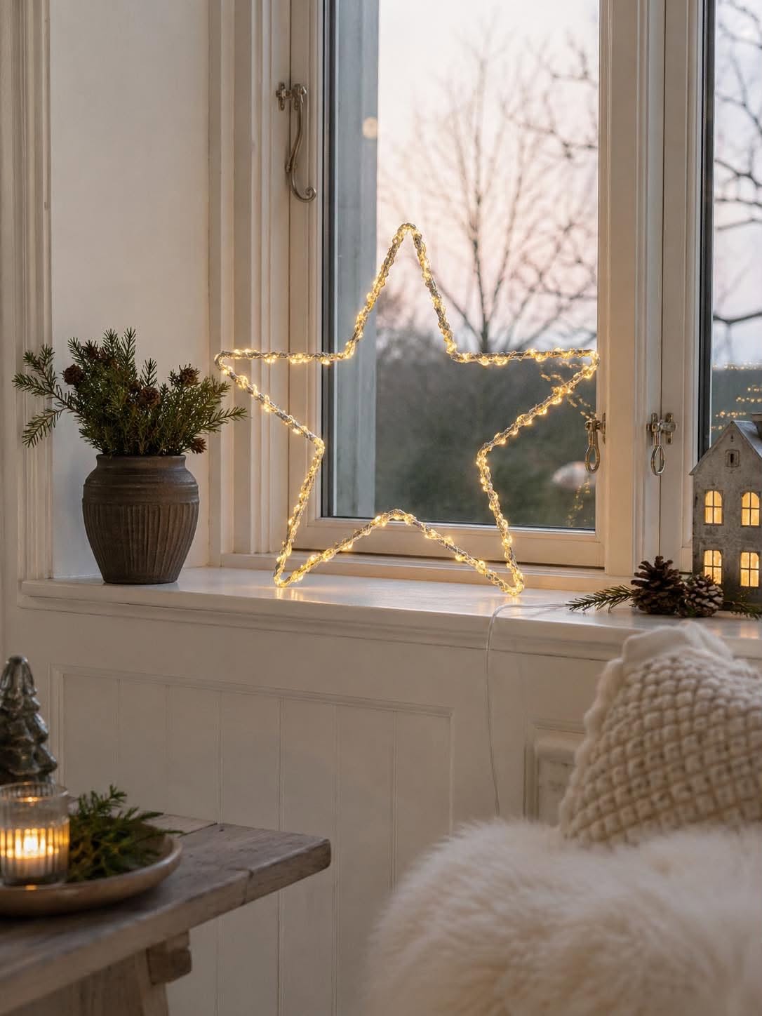 Ster met 120 led-lichtjes