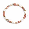 Armband Asta - Natuursteen goudkleurig