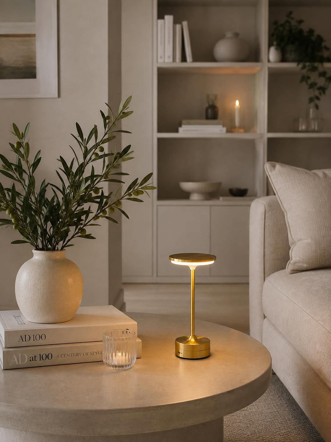 Oplaadbare LED-tafellamp – Lux Golden