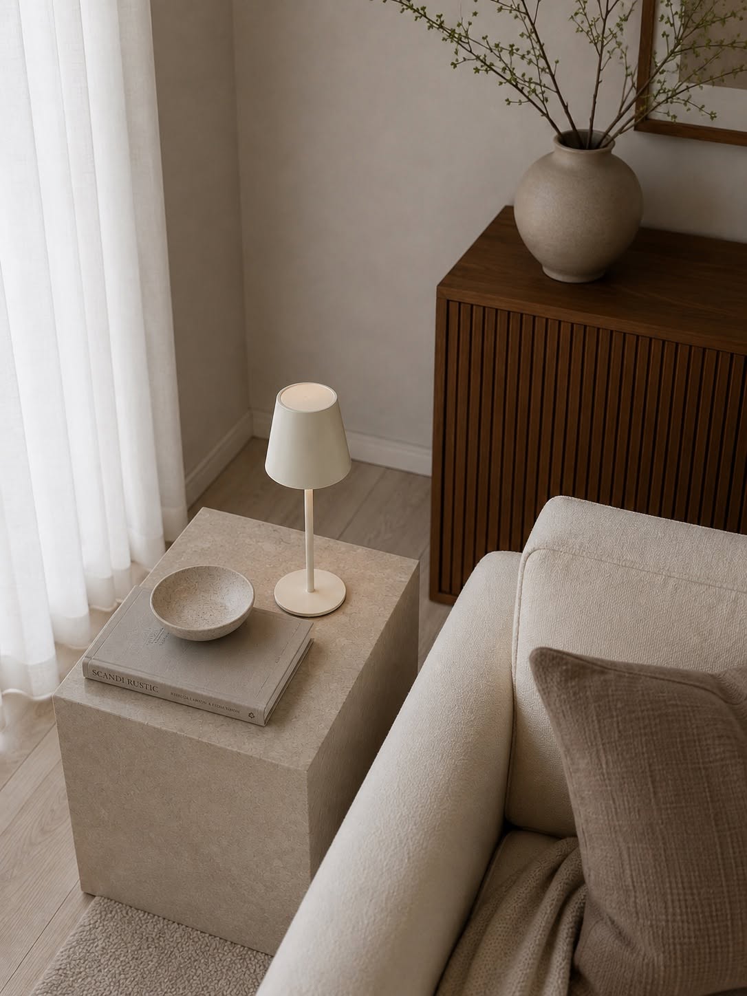 Oplaadbare lamp - White