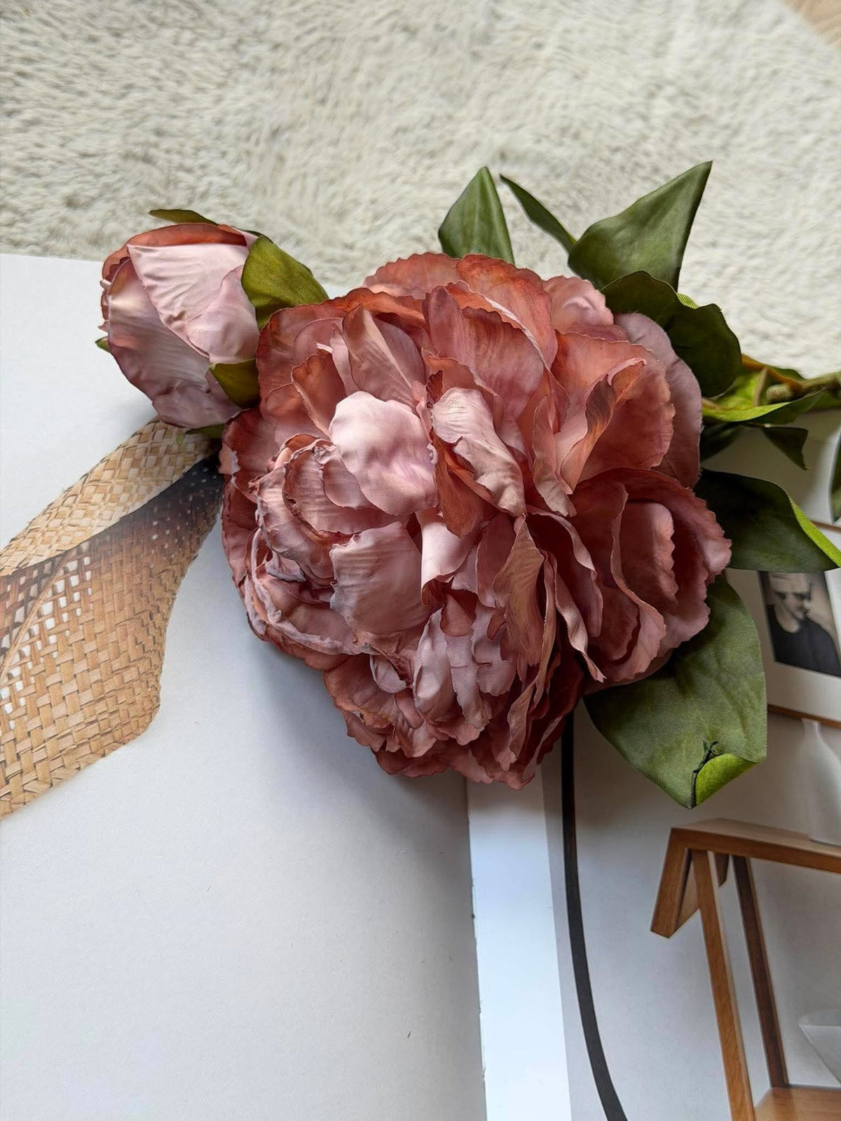 Peonie 69 cm - Dusty rose