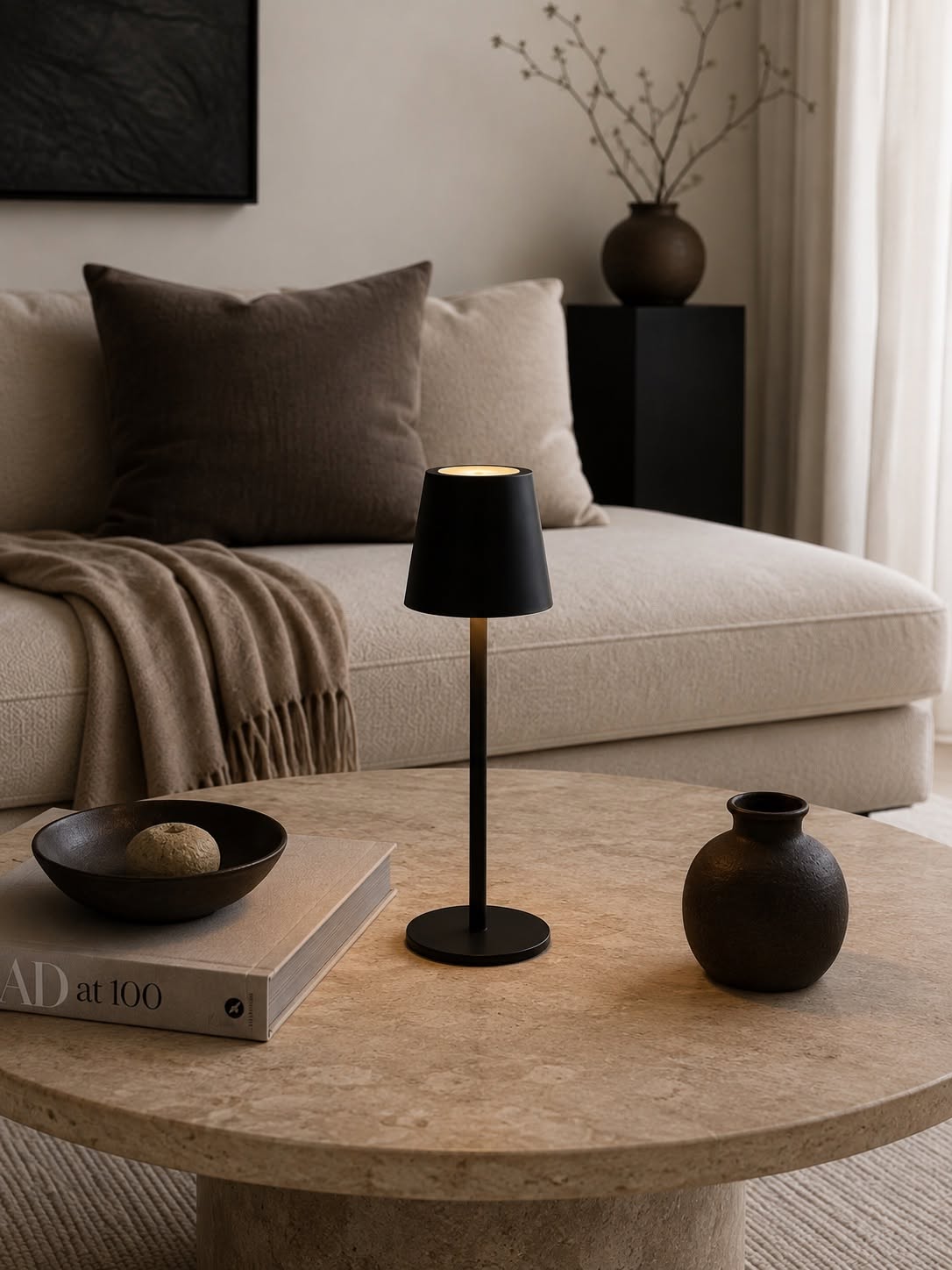 Oplaadbare lamp - Black