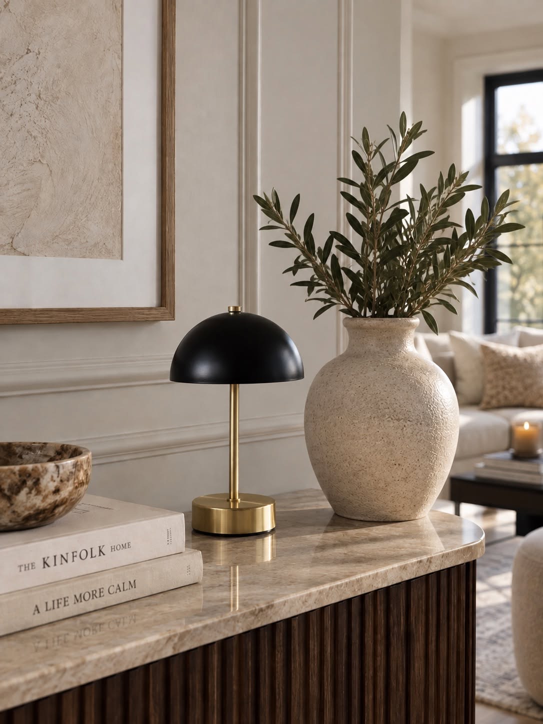 Tafellamp Black / Golden - meerdere formaten