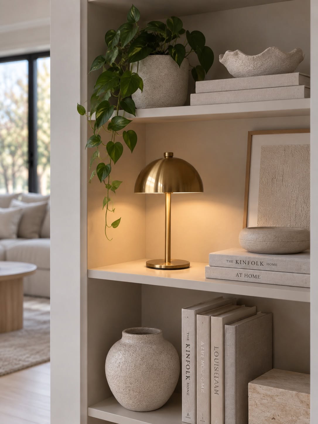 Oplaadbare LED-tafellamp – Gold