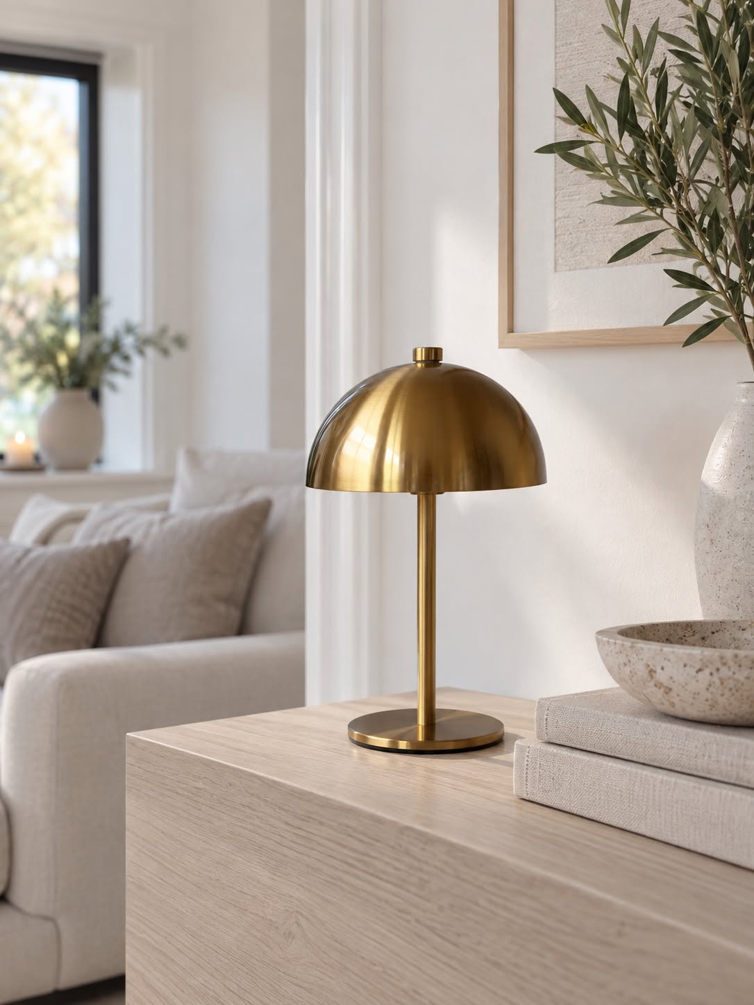 Oplaadbare LED-tafellamp – Gold