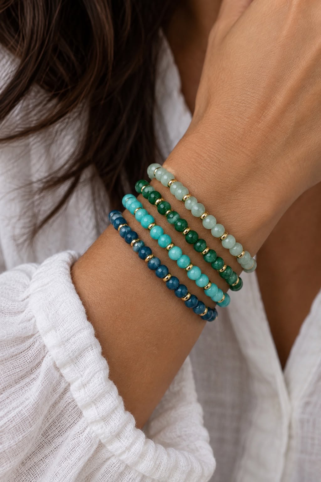 Armband Mollie – Green mix