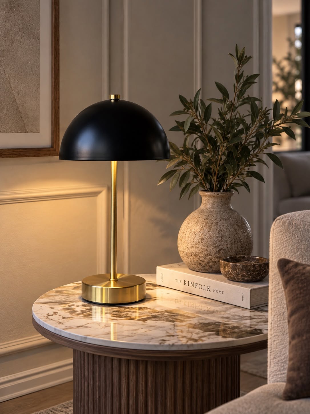 Tafellamp Black / Golden - meerdere formaten