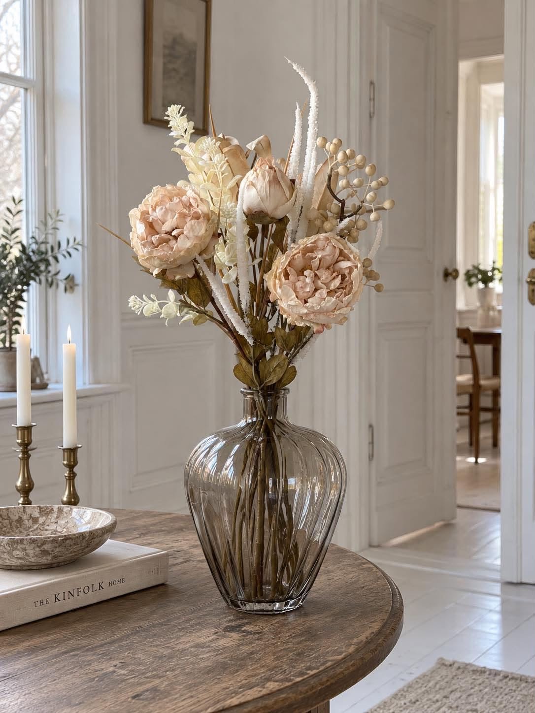 Bouquet 62 cm Crème