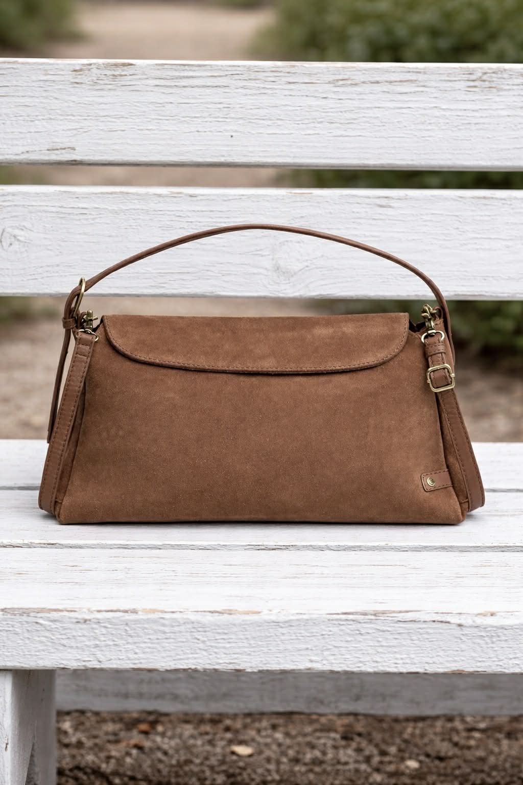 Handtas Suède cognac