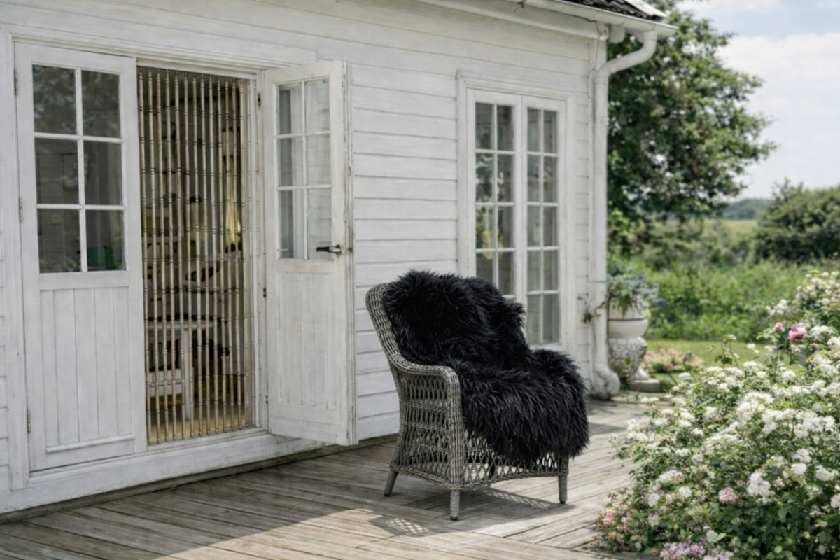 Schapenvacht - Zwart uit Nieuw-Zeeland