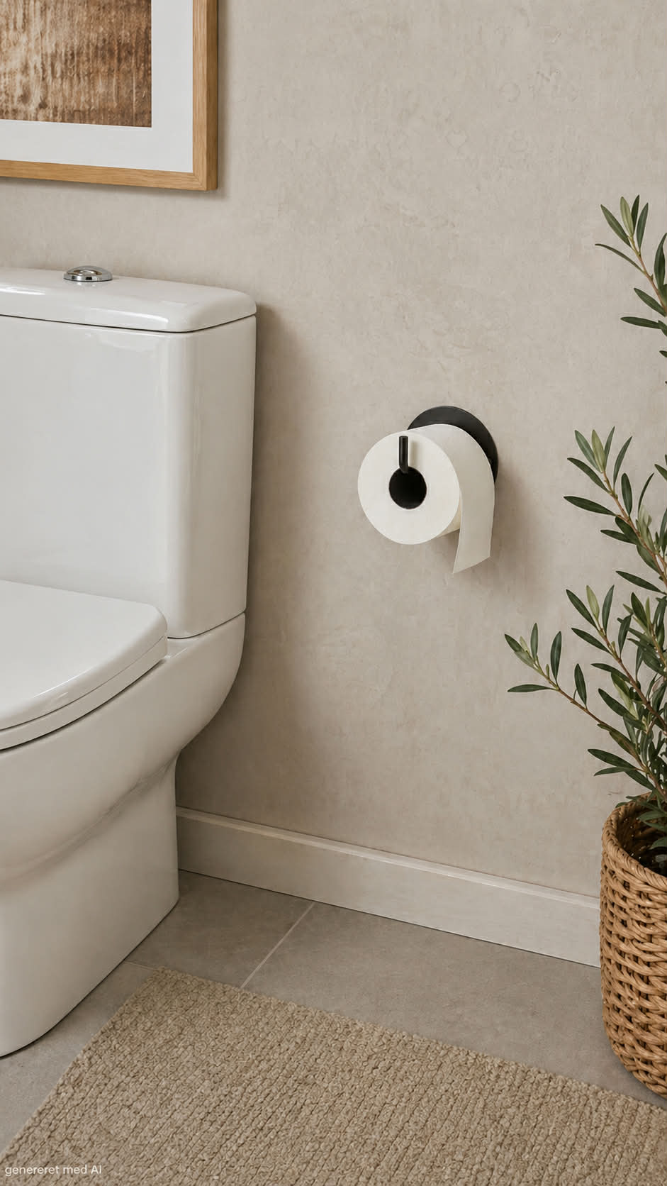 Toiletrolhouder - Black
