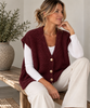 Gilet bordeaux