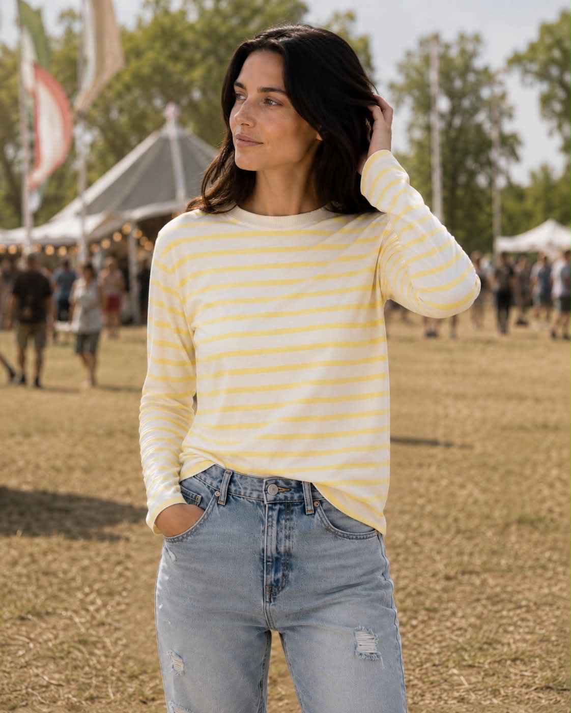 Blouse Kara yellow