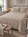 Bedsprei velours - Cappuccino
