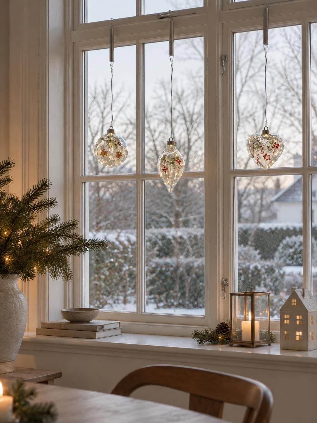 Kerstballen met led-licht
