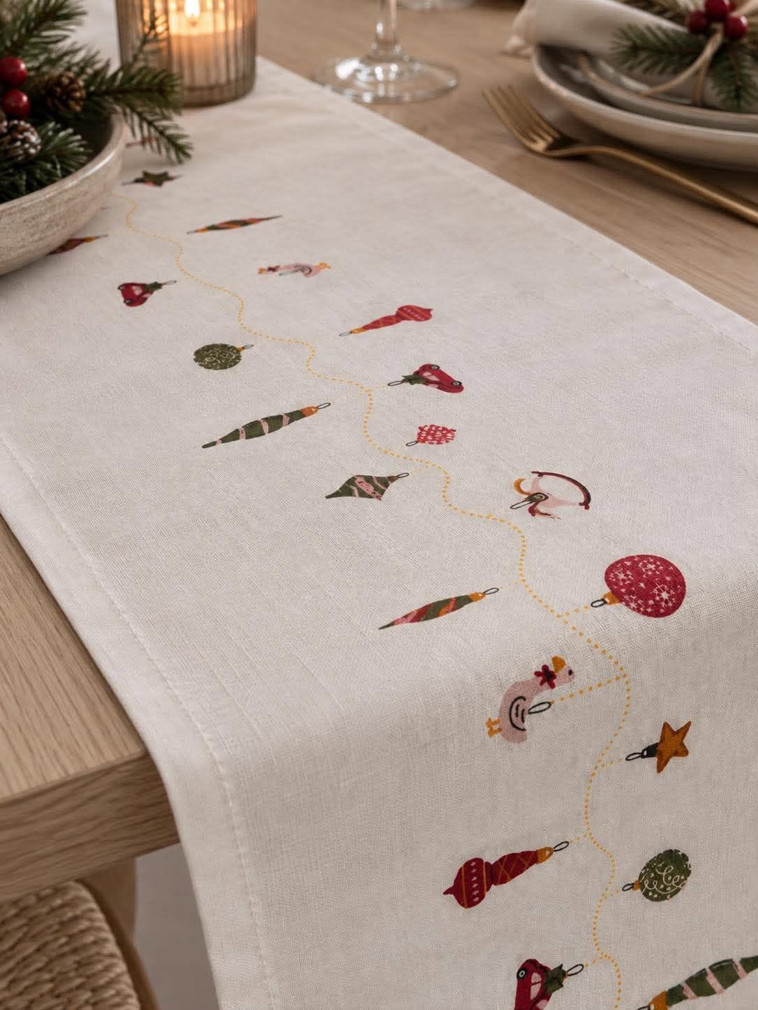 Tafelloper Kerst 40x140