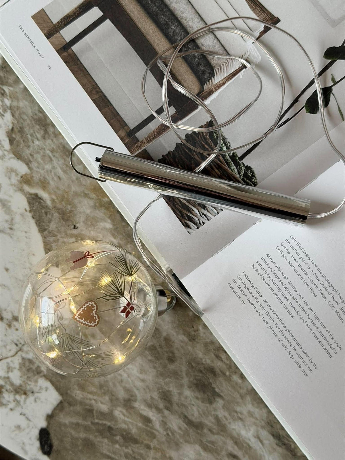 Kerstballen met led-licht