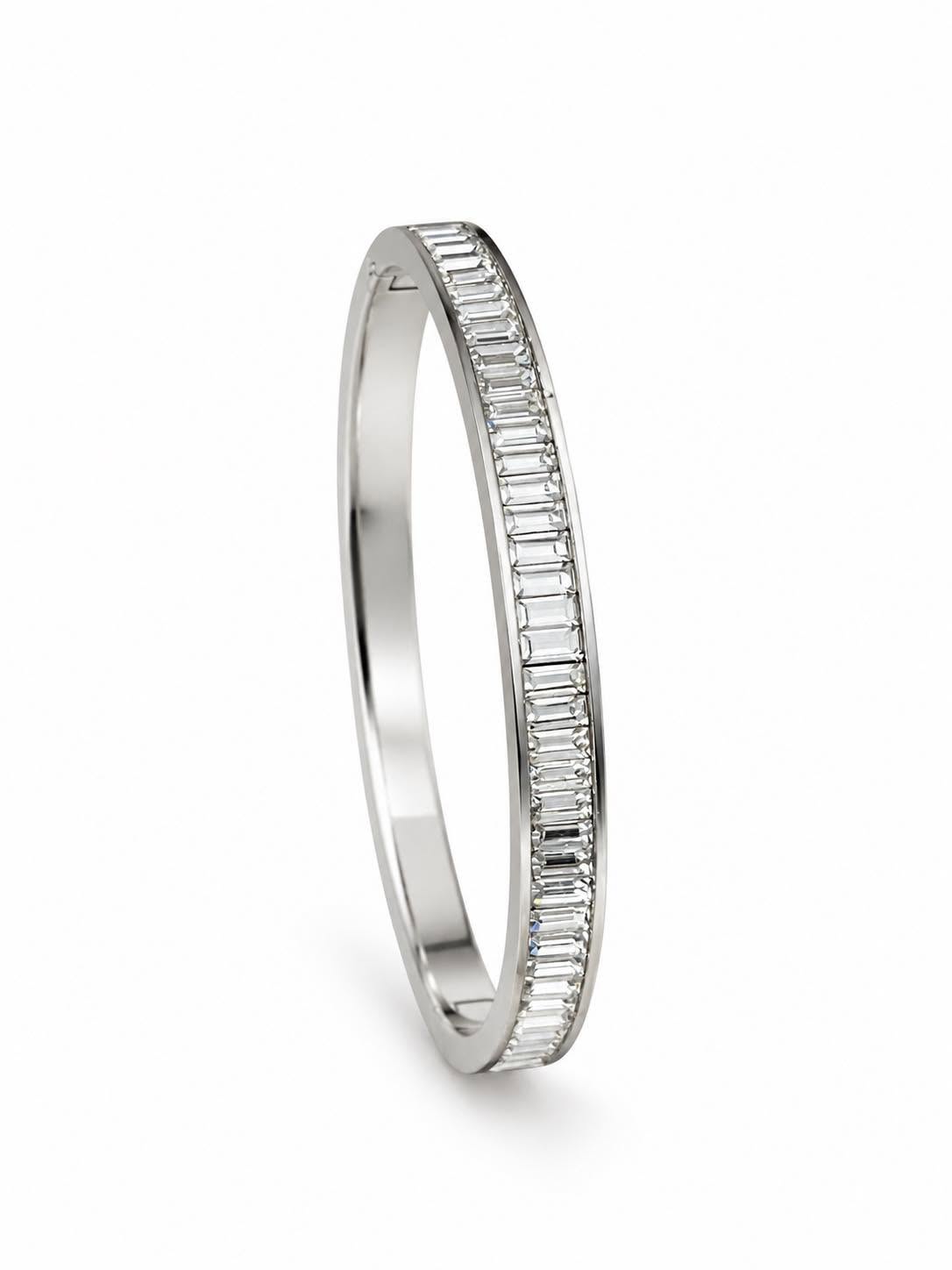 Armring FILUCA - roestvrij staal - CZ